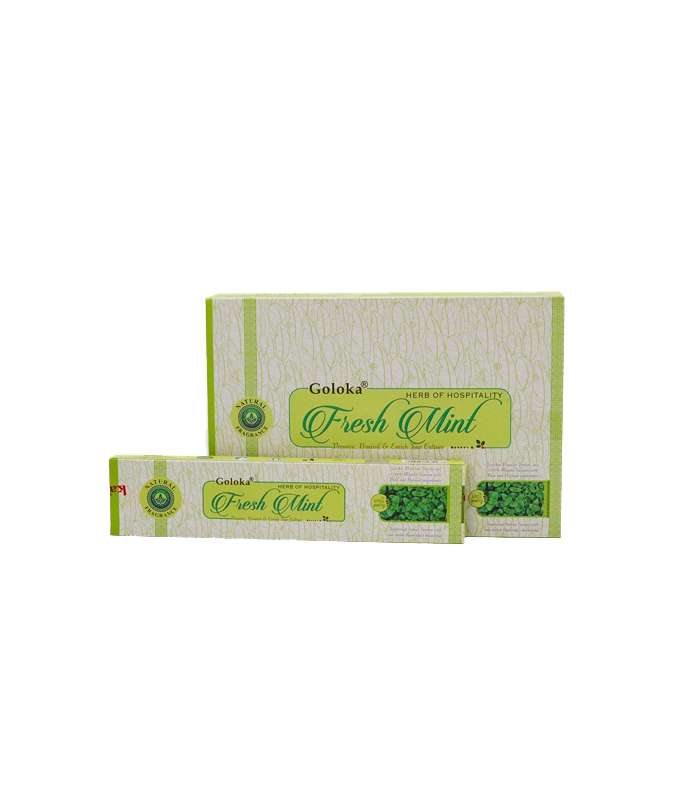 Goloka Fresh Mint Inncense - 1G